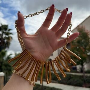 Statement Coral Branch Necklace Bohemian Style